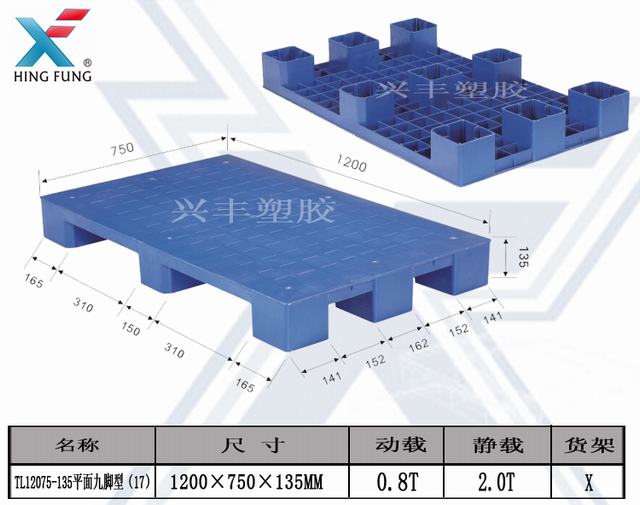 佛山叉车用塑料托盘生产厂家，塑料货物托盘厂家直销，叉车塑料托盘 东莞叉车用塑料托盘生产厂家图片