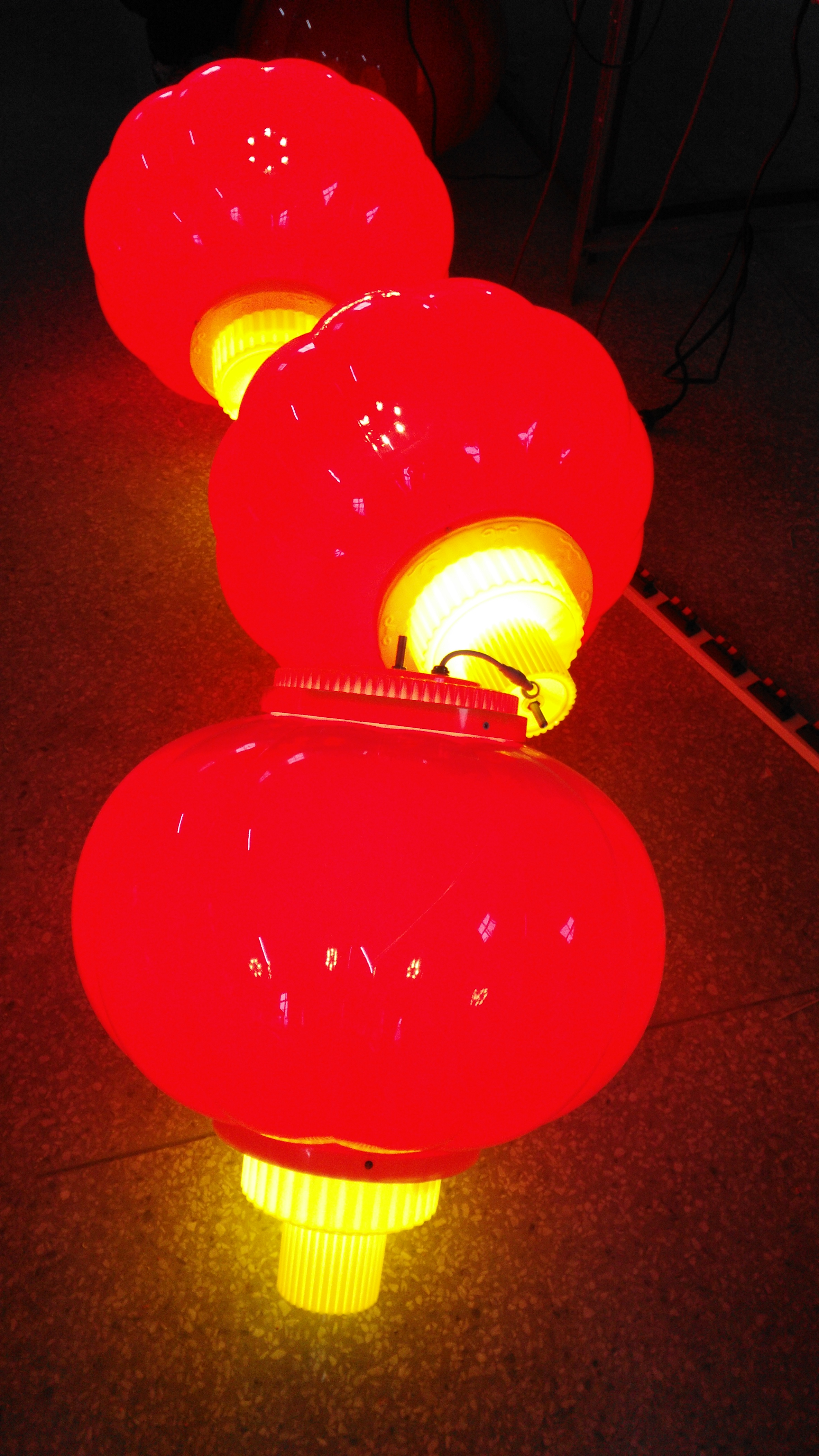 城市街道亮化工程LED節(jié)日燈籠圖片