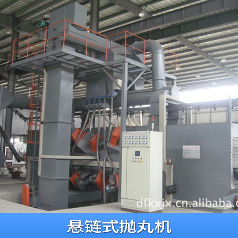 泰達(dá)懸鏈?zhǔn)綊佂铏C(jī) PLC控制自動(dòng)化懸掛輸送系統(tǒng)鋼材拋丸清理設(shè)備