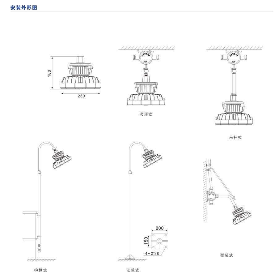 化工LED防爆灯