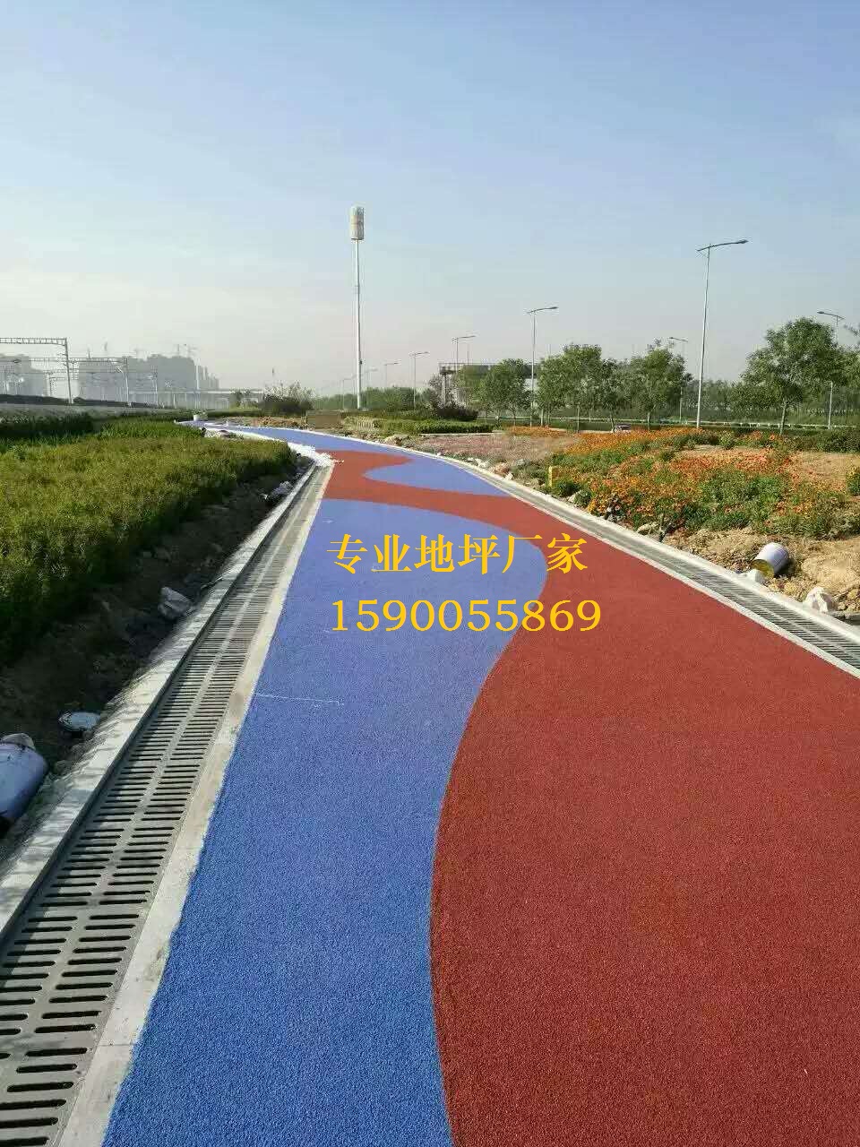 海綿城市建設(shè) 彩色無砂混凝土地坪圖片/海綿城市建設(shè) 彩色無砂混凝土地坪樣板圖 (2)