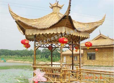 竹門樓圖片/竹門樓樣板圖 (1)