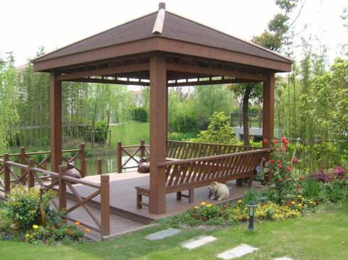 防腐木涼亭圖片/防腐木涼亭樣板圖 (1)
