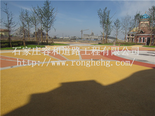 彩色透水混凝土圖片/彩色透水混凝土樣板圖 (3)