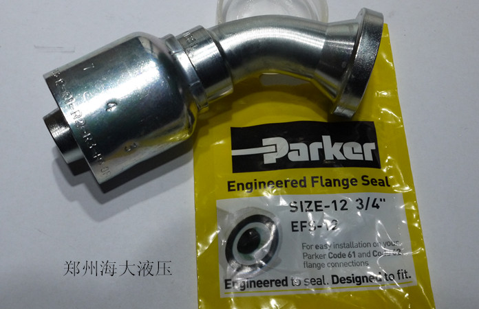 正品現(xiàn)貨Parker派克43系列法蘭接頭11743  45°法蘭接頭碳鋼