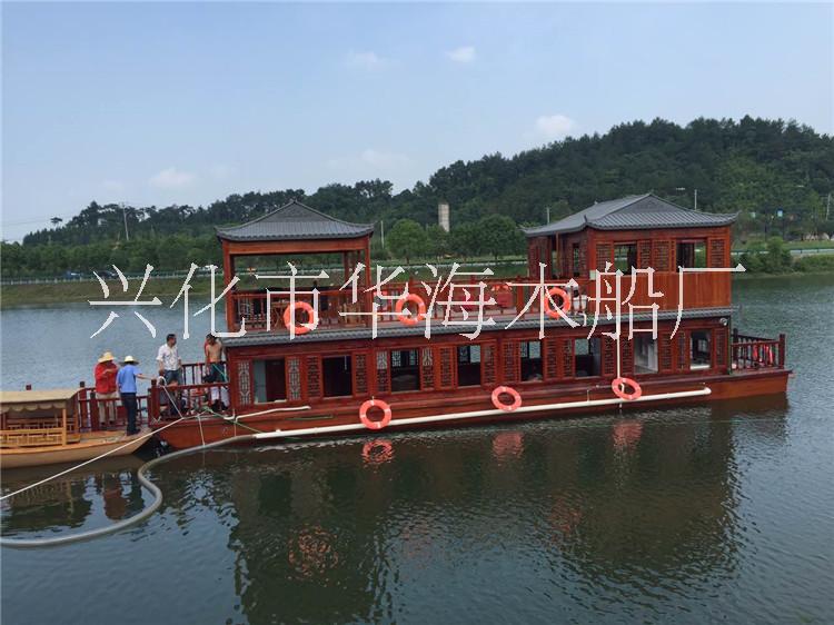 仿古畫(huà)舫電動(dòng)畫(huà)舫豪華畫(huà)舫｜游覽船｜觀光船 仿古畫(huà)舫船