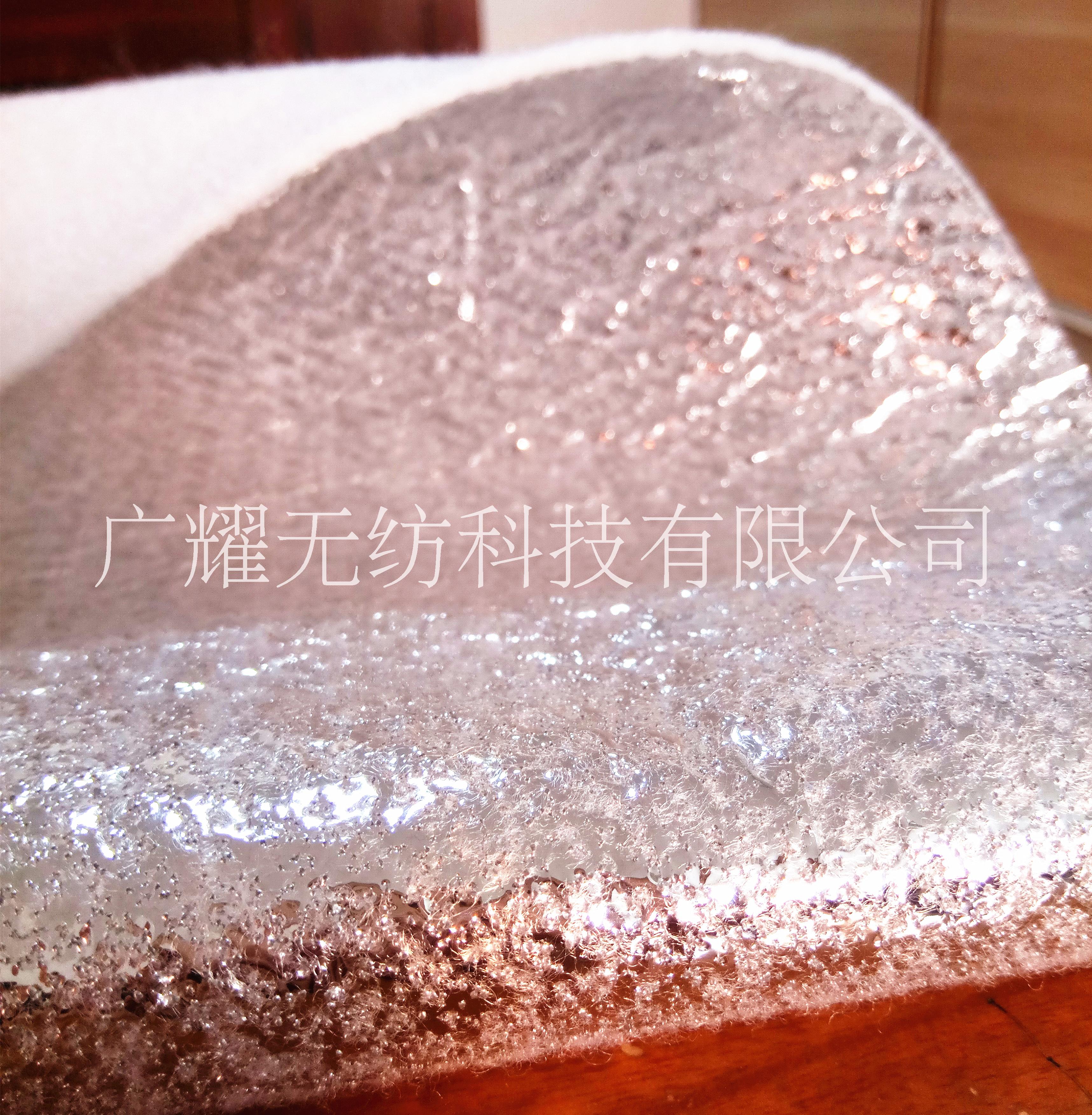 廣耀廠家供應(yīng) 稀薄紙針扎棉 針棉 克重定制 稀薄紙針棉