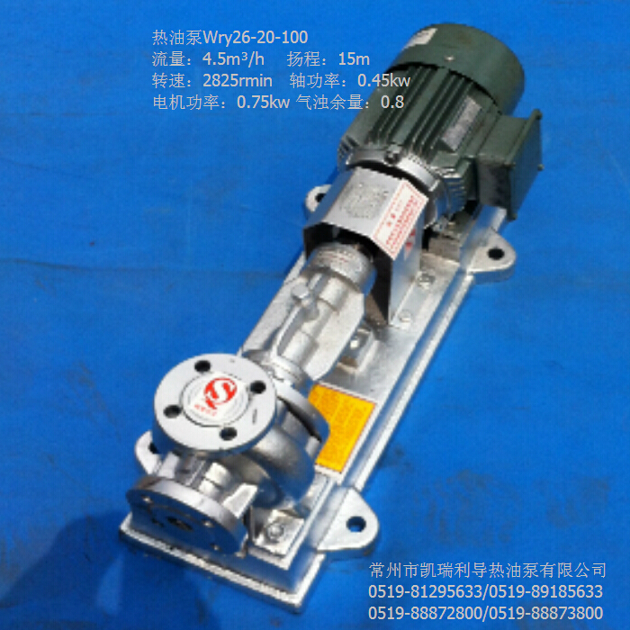 廠家直銷 高溫導(dǎo)熱油泵 鍋爐導(dǎo)熱油循環(huán)泵