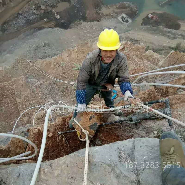 边坡防护网现货 山体滑坡自然灾害防护网 景区绿化防护网 施工安装图片