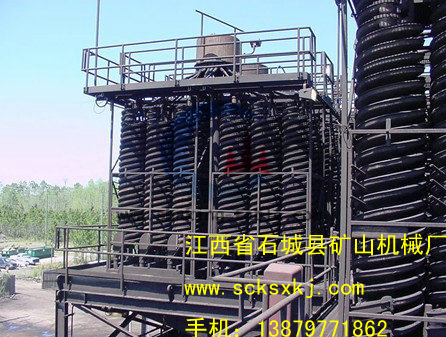 定制螺旋溜槽礦選設(shè)備 螺旋分選機 江西廠家定制