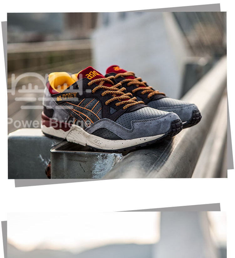 亞瑟士GEL LYTE V跑步鞋灰太*H519L-1611