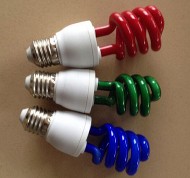 螺旋型彩色節(jié)能燈圖片