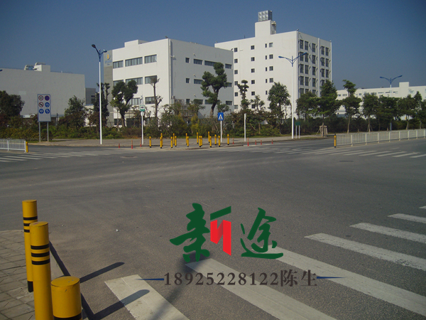 新途固定式防護樁，膨脹螺絲安裝方便，牢固，耐用  警示柱 防撞柱