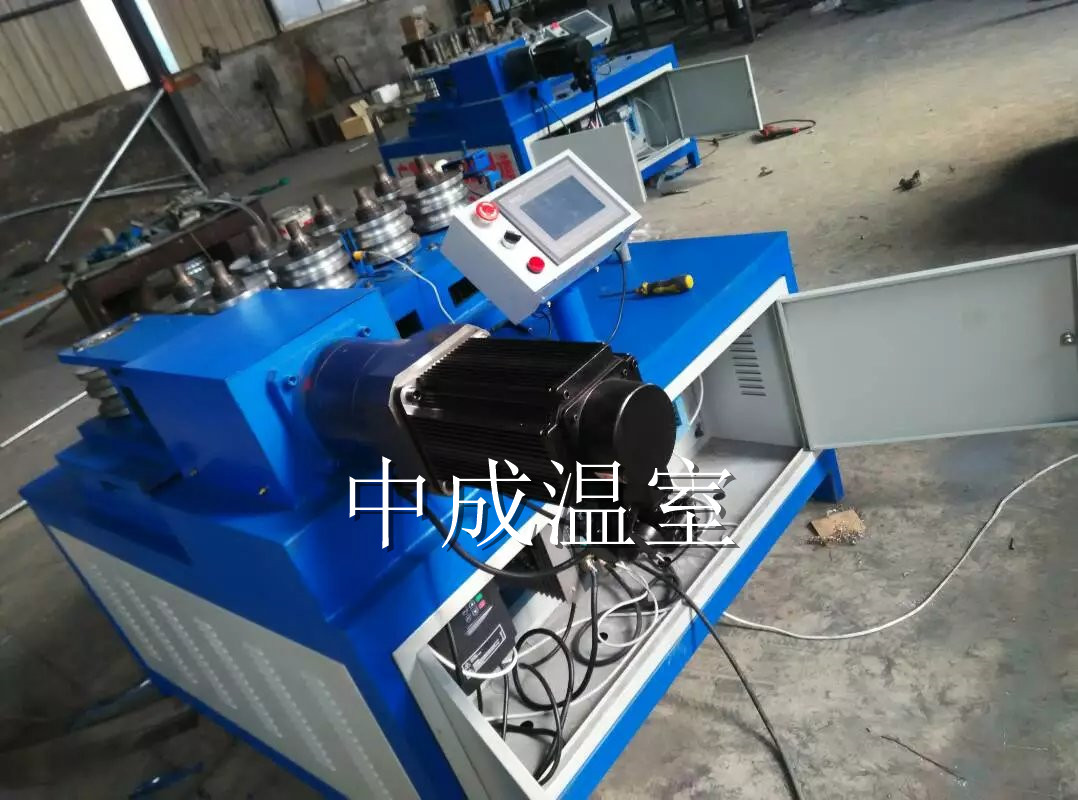 溫室大棚設(shè)備全自動彎管機，大棚骨架打彎機，大棚彎拱機