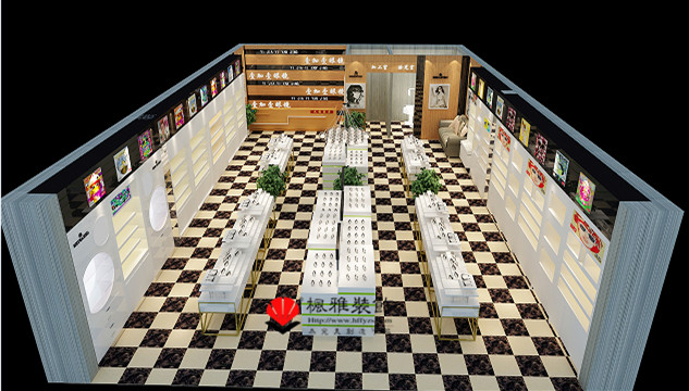 眼鏡店裝修圖片/眼鏡店裝修樣板圖 (2)
