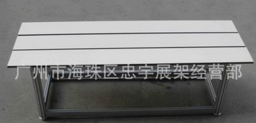 厂家直销八棱柱展架三卡锁扁铝大方柱4分方柱弧形锁T字螺丝驳条封盖