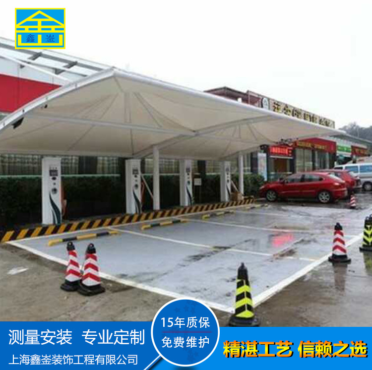 上海停車棚圖片/上海停車棚樣板圖 (4)