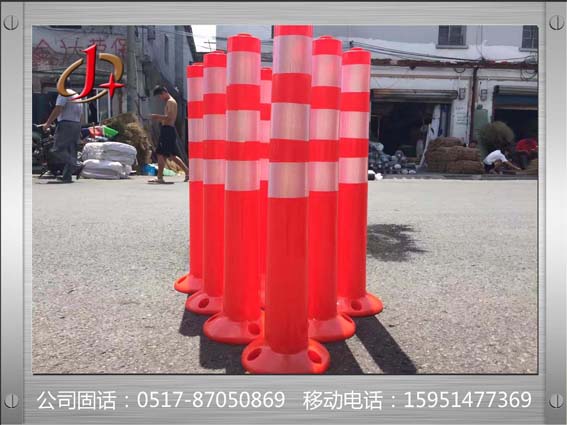 供應(yīng)PVC警示柱  彈性警示柱 PE分道柱 交通器材批發(fā)