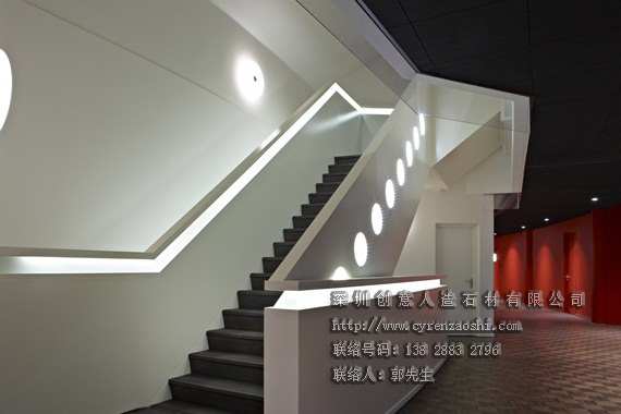 人造石白色護(hù)欄生產(chǎn)安裝