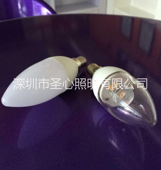 透明尖泡 乳白蠟燭燈圖片/透明尖泡 乳白蠟燭燈樣板圖 (1)