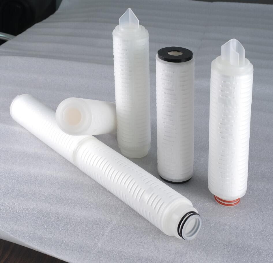 有機(jī)溶劑過濾濾芯 PP折疊濾芯220平口10寸0.1μm 濾芯生產(chǎn)商 30英寸濾芯折疊濾芯0.45微米