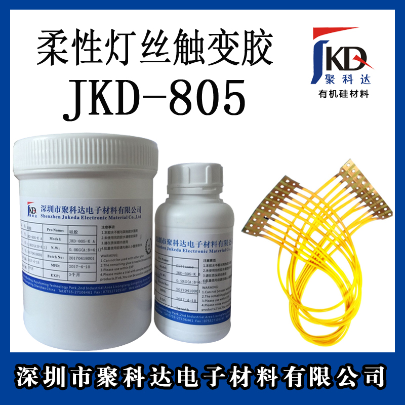 柔性燈絲觸變膠G4G9灌封膠圖片