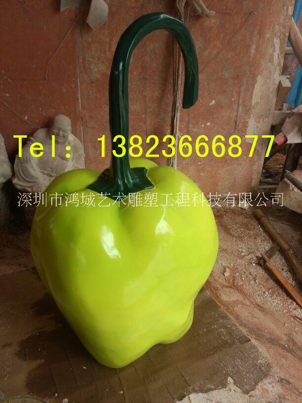 蔬菜家族玻璃鋼仿真辣椒雕塑圖片/蔬菜家族玻璃鋼仿真辣椒雕塑樣板圖 (4)
