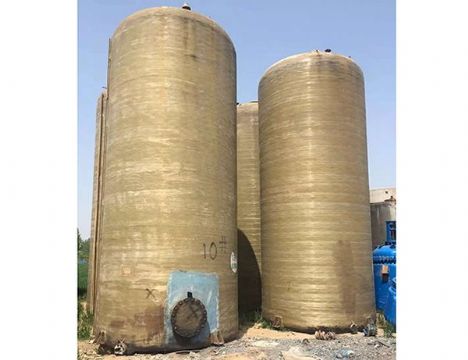 閑置15立方玻璃鋼儲罐出售圖片