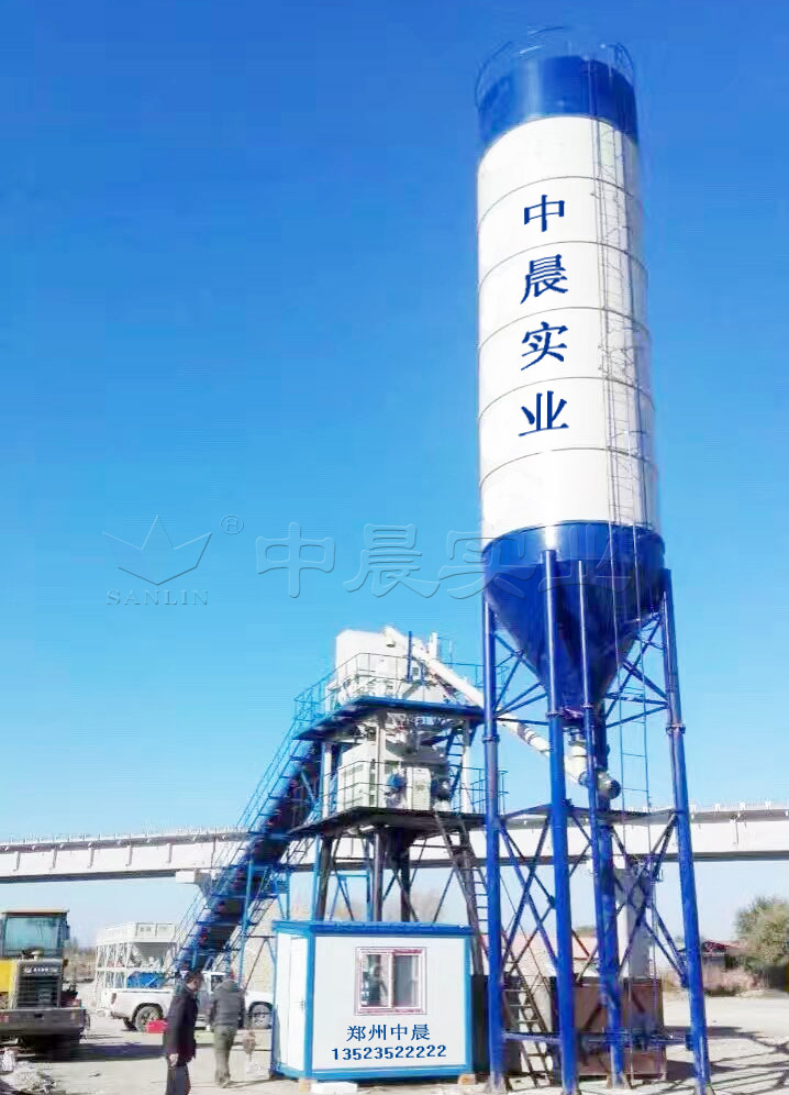 HZS35混凝土攪拌站圖片