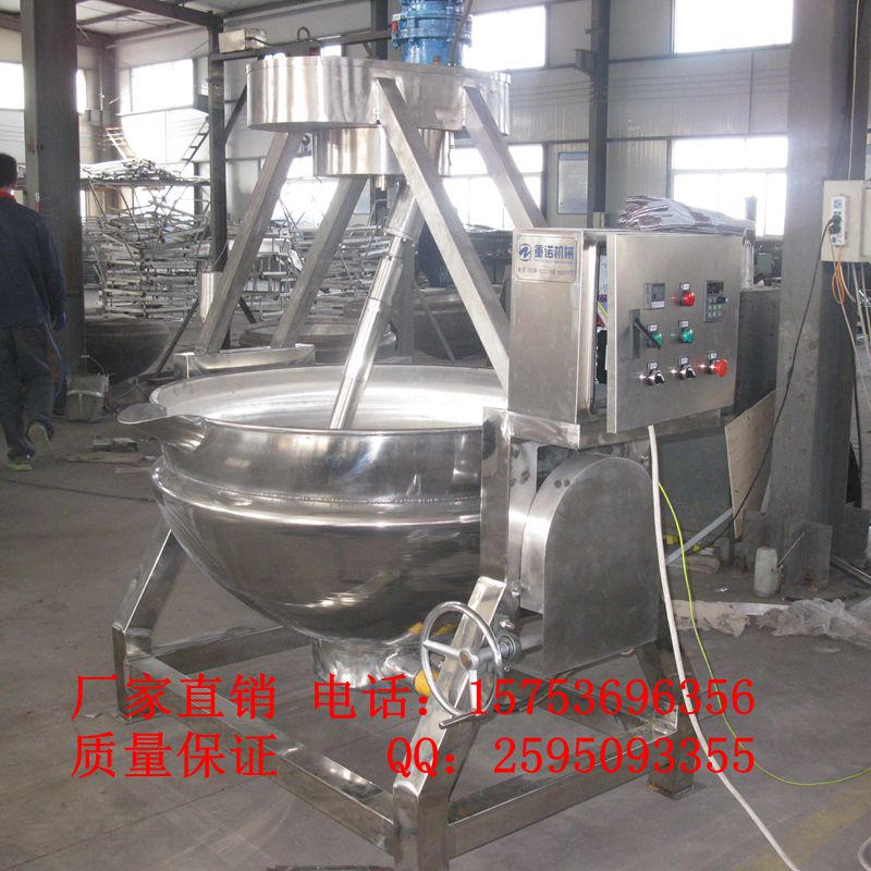 簡(jiǎn)易行星夾層鍋，蒸汽攪拌炒鍋圖片/簡(jiǎn)易行星夾層鍋，蒸汽攪拌炒鍋樣板圖 (2)