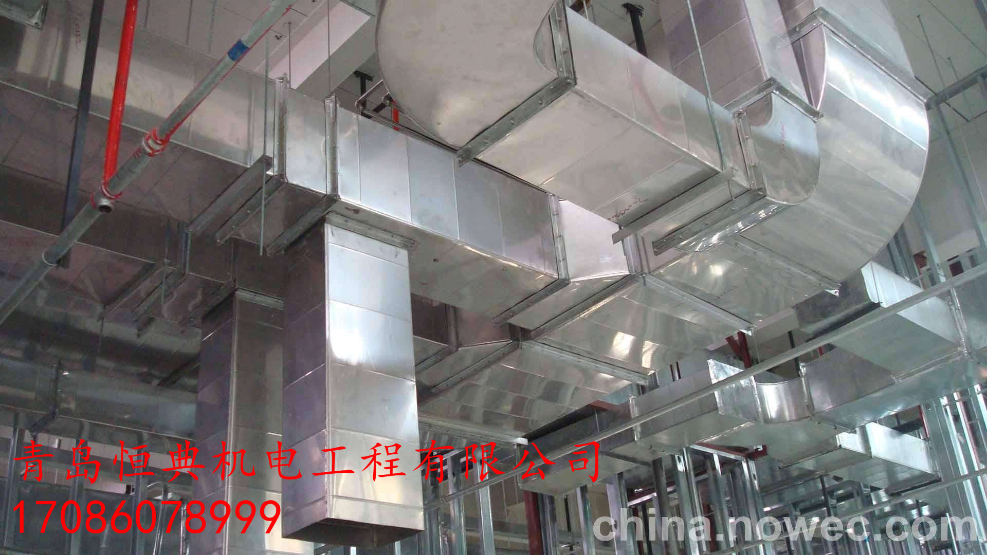 .青島不銹鋼角鋼法蘭風(fēng)管制作圖片
