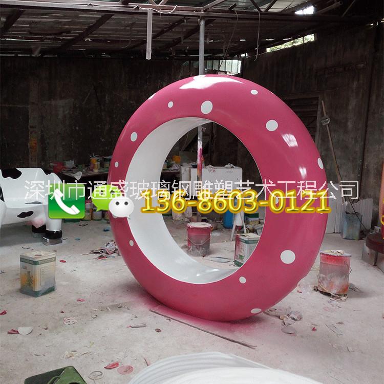 樹脂纖維圓形坐凳雕塑圖片/樹脂纖維圓形坐凳雕塑樣板圖 (2)
