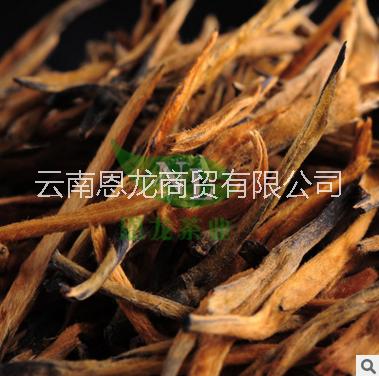 云南特色茶叶大金芽滇红茶双芽 一芽两叶凤庆滇红茶 特级金芽