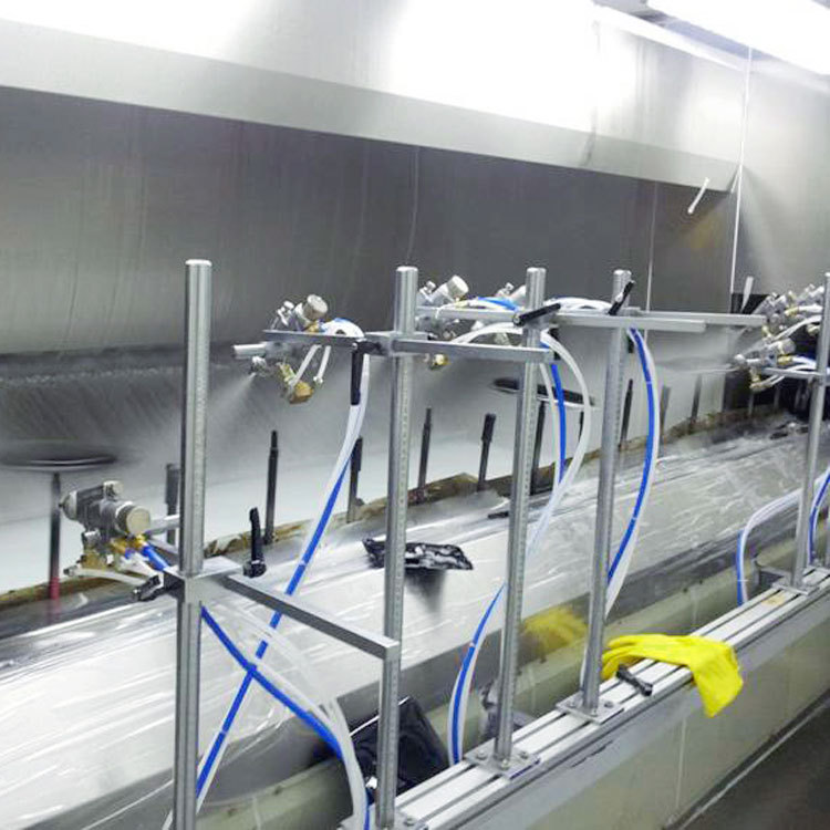 鋼結構自動噴漆線噴油設備非標定制圖片