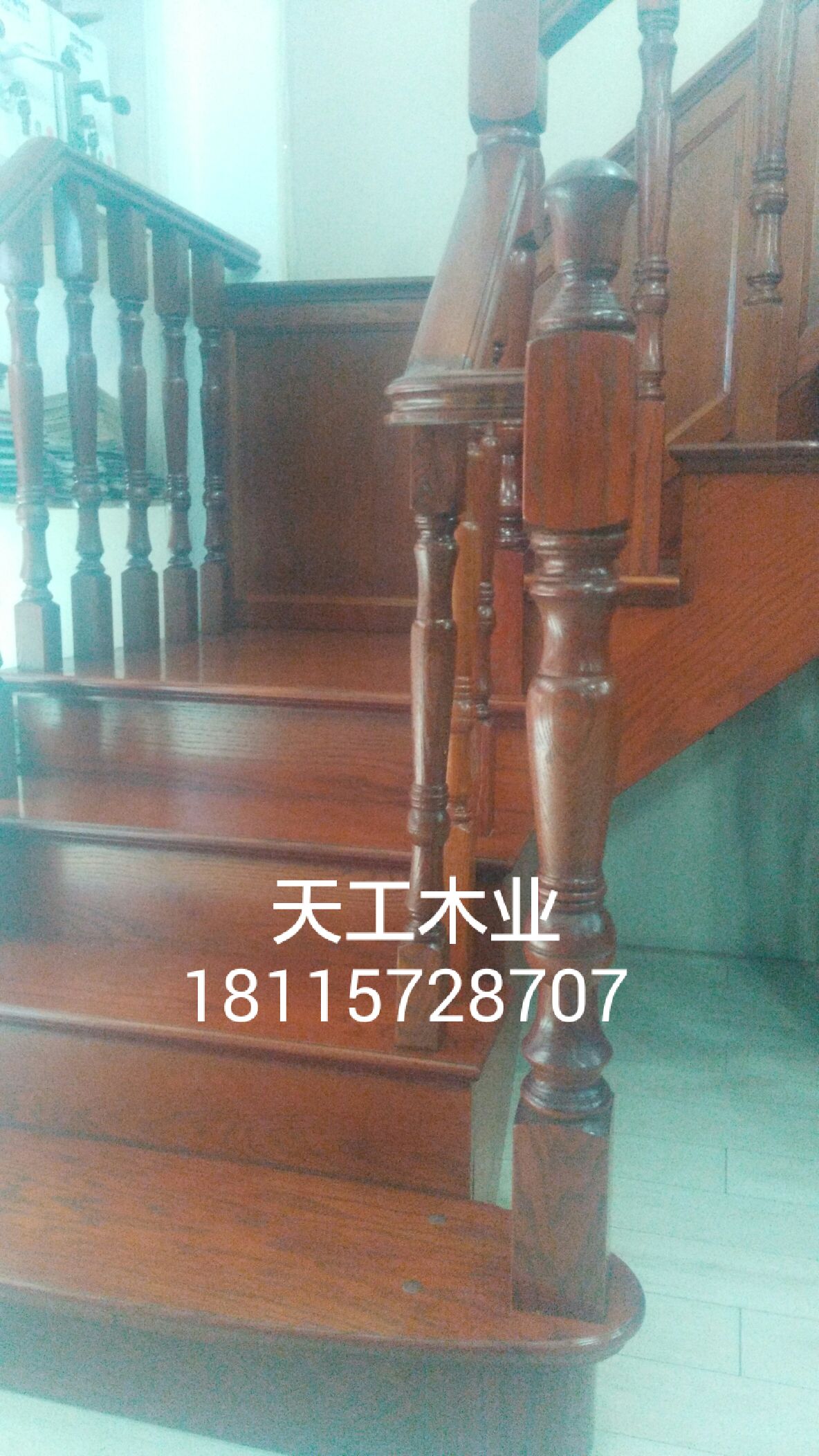 實(shí)木樓梯立柱圖片/實(shí)木樓梯立柱樣板圖 (2)