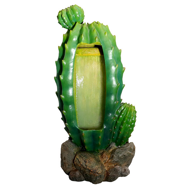 廠家供應(yīng)創(chuàng)意仙人掌流水器擺件加濕
