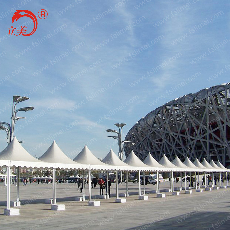 工廠*戶外遮陽展覽尖頂帳篷 白色歐式尖頂帳篷房 錐形帳篷