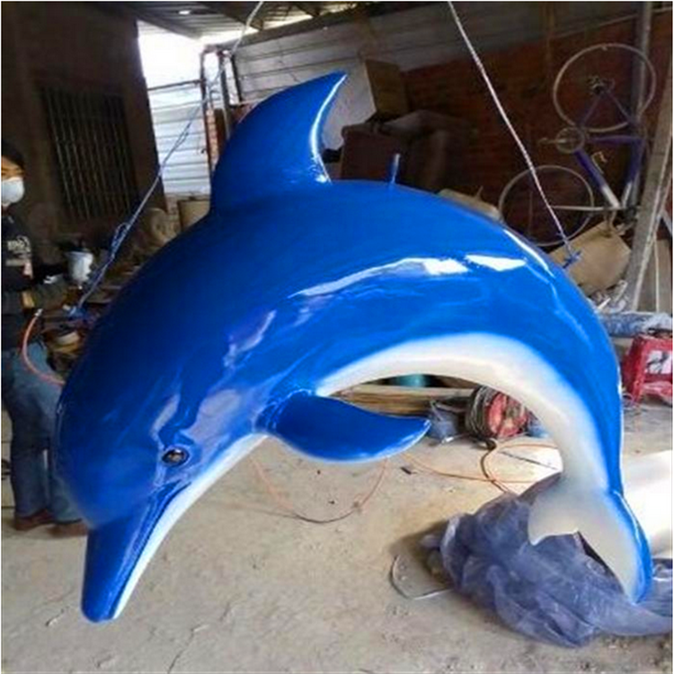 海豚雕塑圖片/海豚雕塑樣板圖 (3)