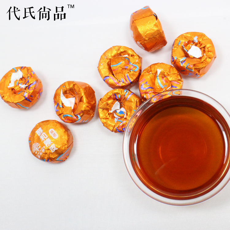 普洱茶 陳皮 熟茶 迷你小沱茶圖片/普洱茶 陳皮 熟茶 迷你小沱茶樣板圖 (2)
