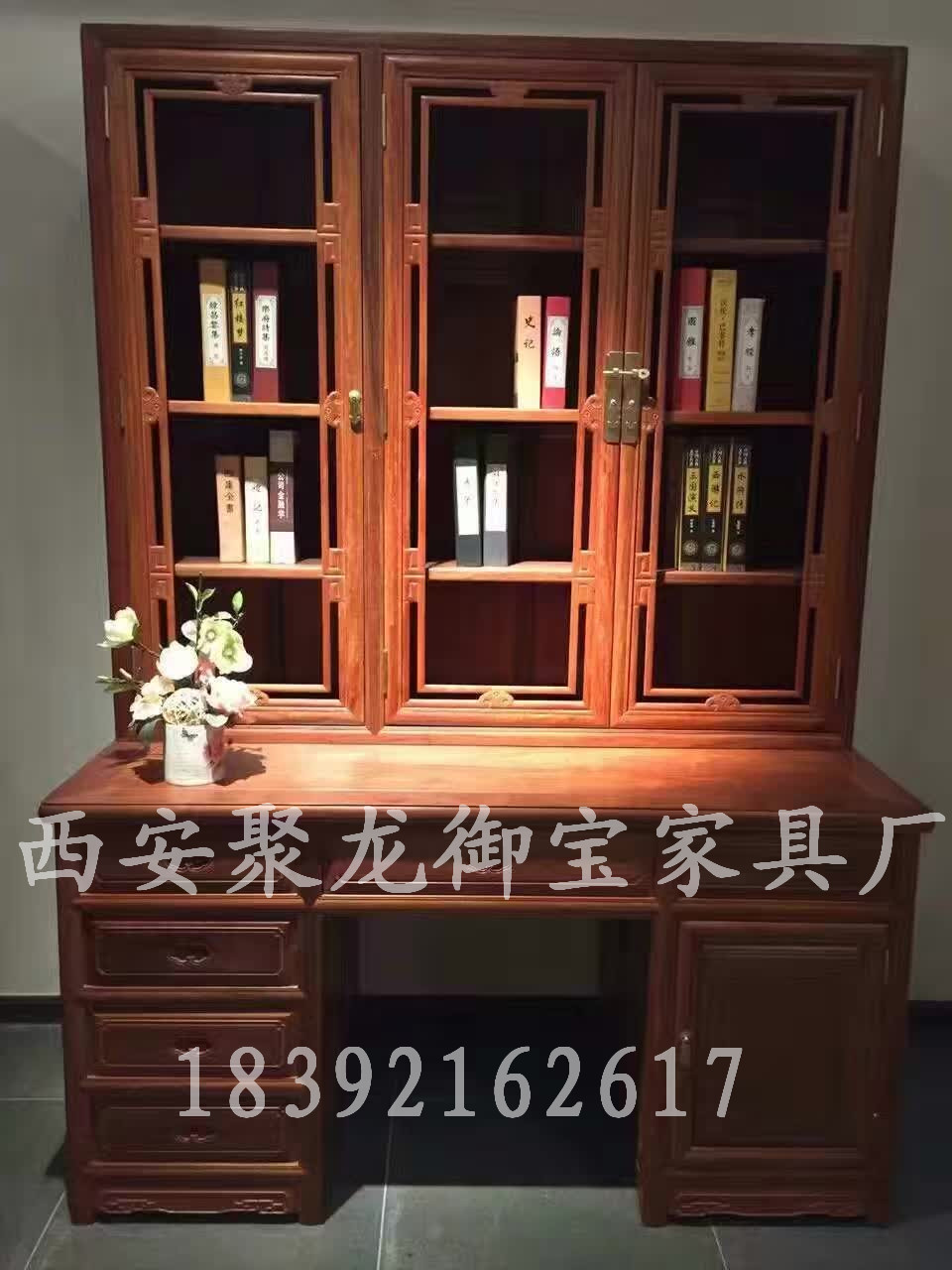 榆木書(shū)柜圖片/榆木書(shū)柜樣板圖 (2)