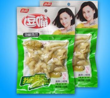 泡椒鳳爪食品真空袋圖片