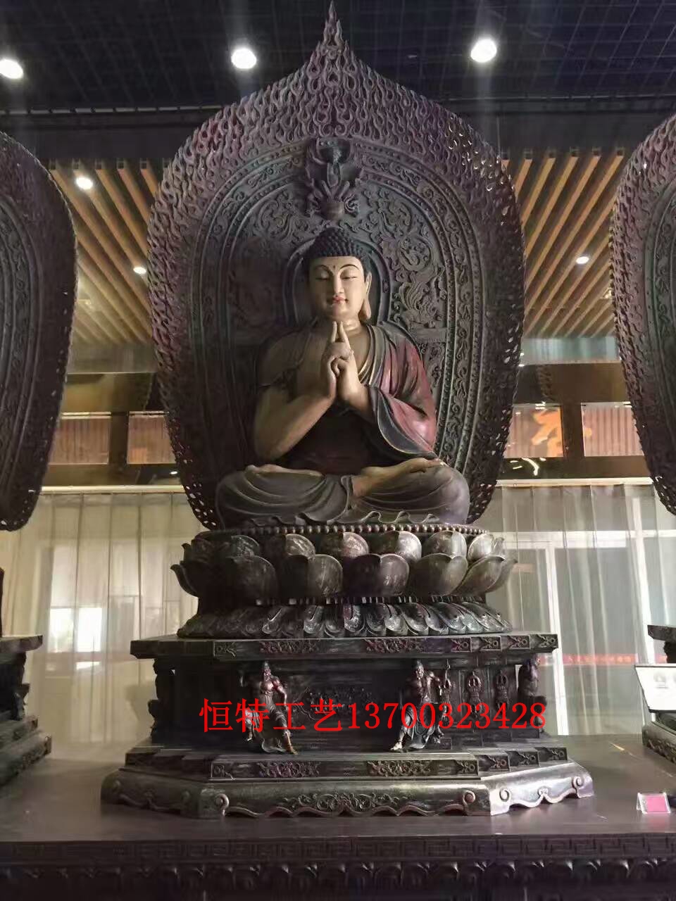 華嚴(yán)三圣制作|西方三圣制作@唐縣恒特銅佛像制作廠家