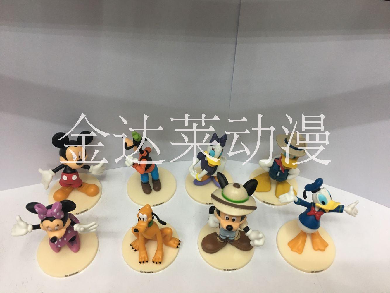 動(dòng)漫 手辦公仔 迪士尼 米老鼠 蛋糕擺件 微景觀飾品 8款米奇米妮底座