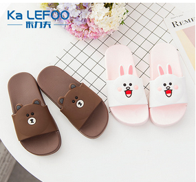 新款卡通可愛休閑拖鞋 兔子熊韓版圖片/新款卡通可愛休閑拖鞋 兔子熊韓版樣板圖 (1)