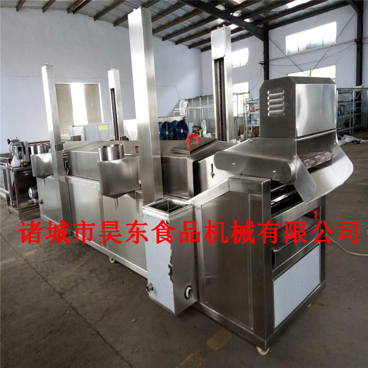 【三段控溫】油炸辛辣豆腐皮油炸機(jī)圖片