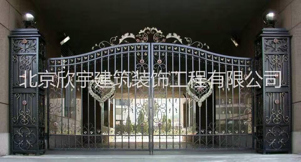 鐵藝大門圖片/鐵藝大門樣板圖 (1)