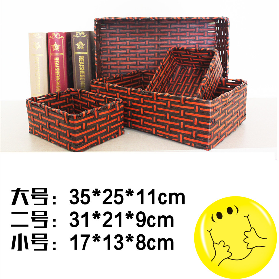 柳編收納筐紙編藤編圖片/柳編收納筐紙編藤編樣板圖 (4)