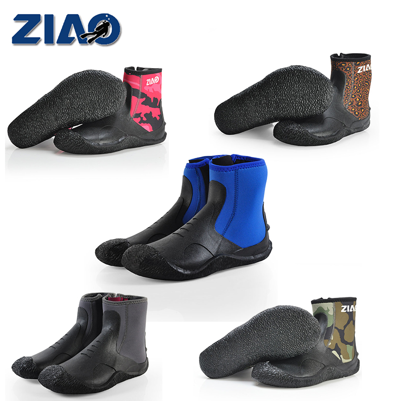 ZIAO子鰲高幫硫化潛水鞋圖片