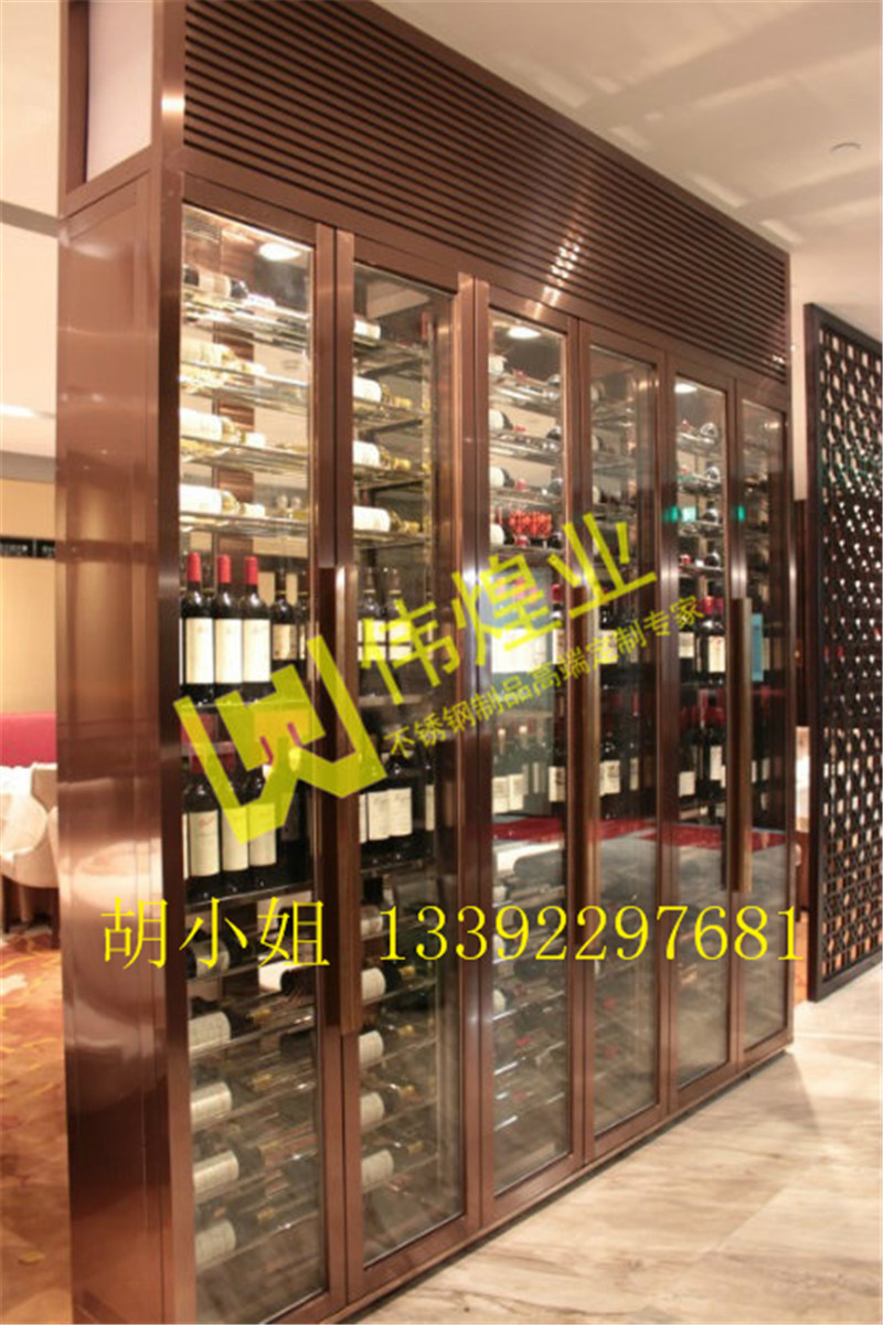 不銹鋼恒溫酒柜圖片