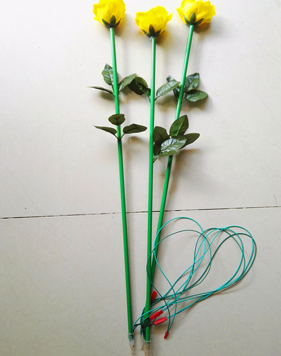 太陽(yáng)能LED仿真花燈圖片/太陽(yáng)能LED仿真花燈樣板圖 (3)